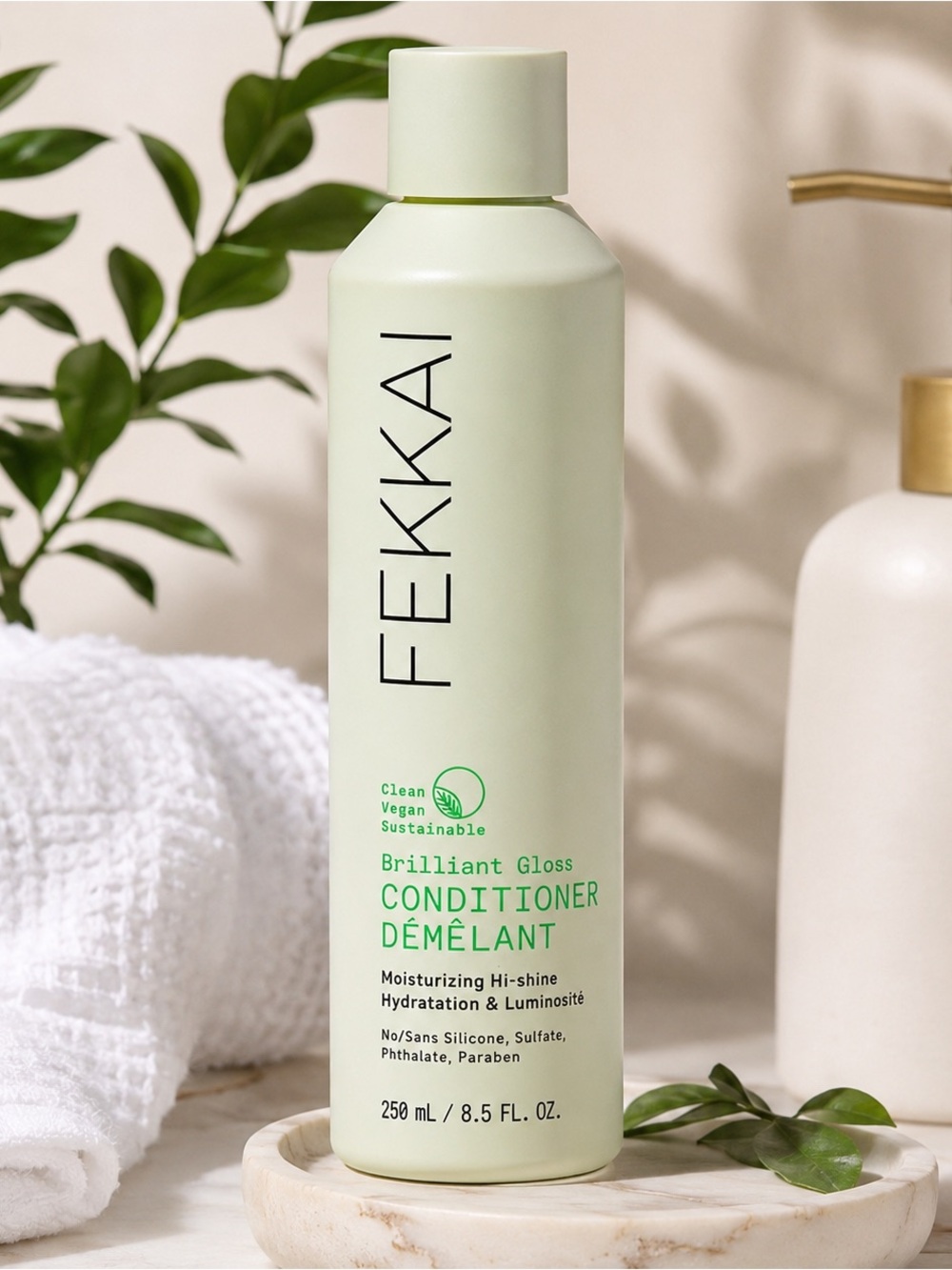 Fekkai Brilliant Gloss Conditioner | 8.5 oz | Moisturizing Hi-Shine | Brand New